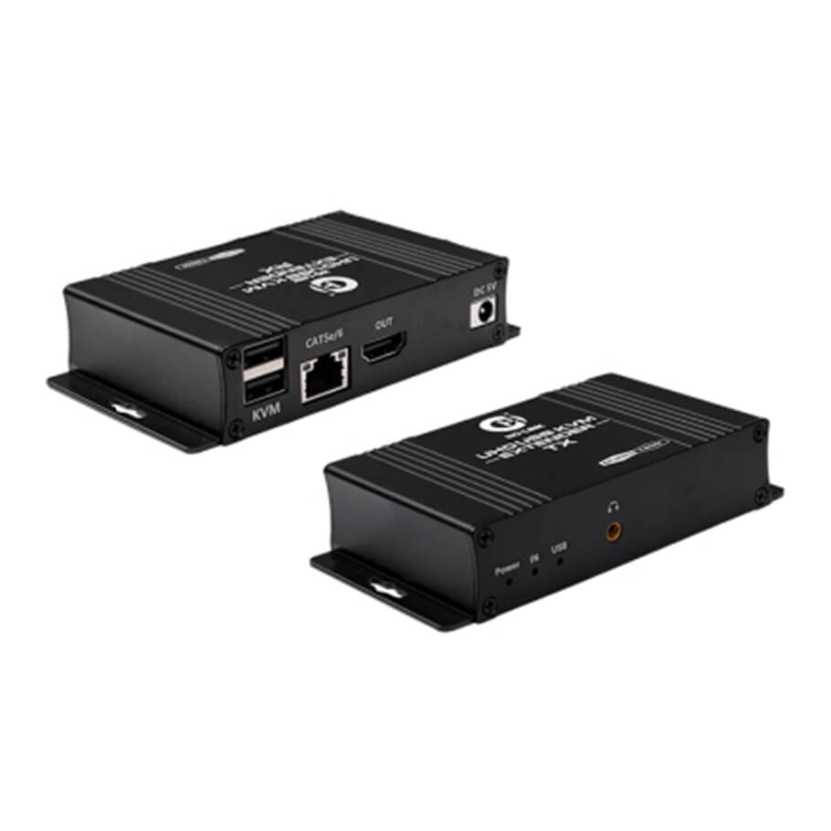 Bộ chuyển HDMI qua cáp mạng 120m HO-LINK HL-HDMI-120KVM (4K)